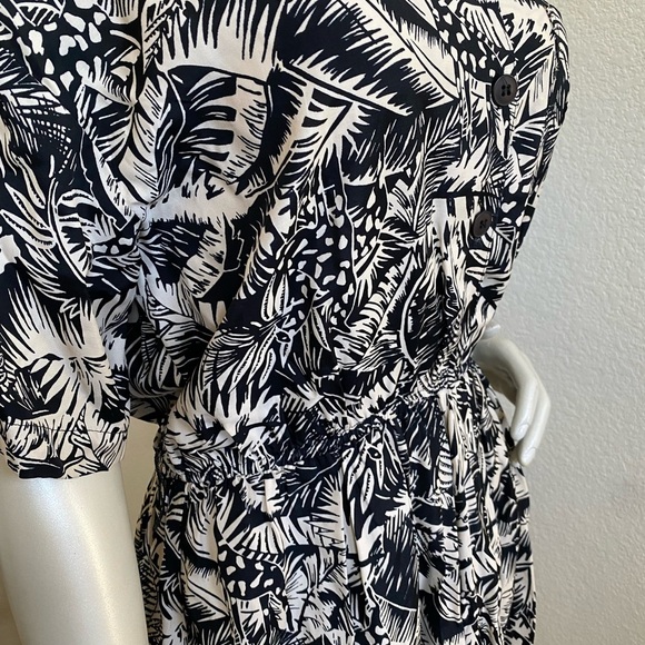 Vintage Carol Anderson  Short Sleeve Collared Midi Dress size 10 - Picture 7 of 13